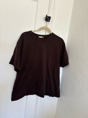 Madewell Short Sleeve Tee in Dark Brown